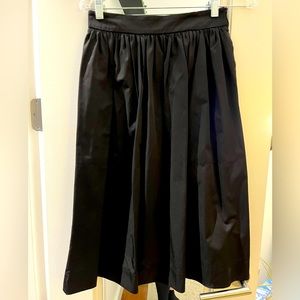 Zara midi skirt, black, size extra small